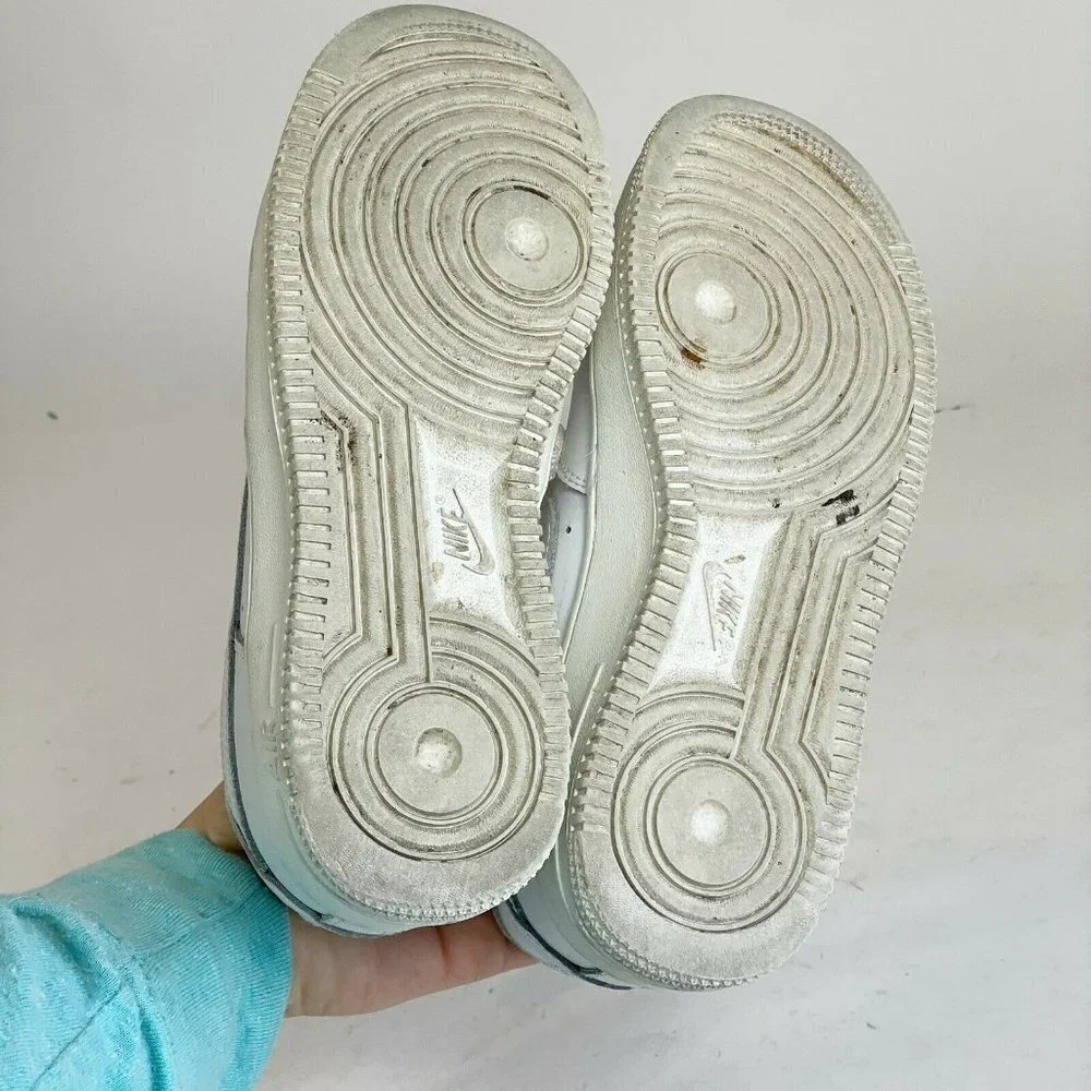 Nike Womens Air Force 1´07 LX Bling CZ8101-100 Sneakers‎ White Size 5.5 Leather